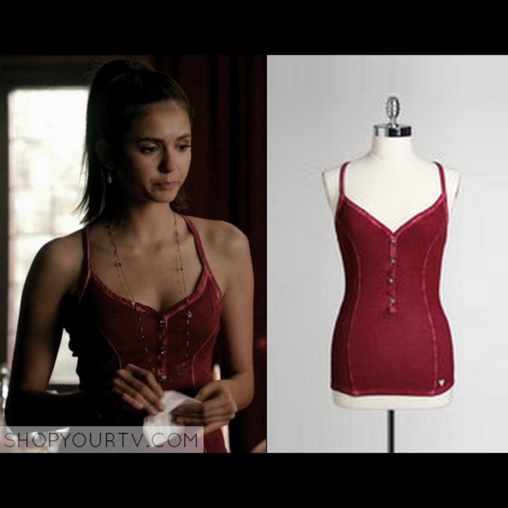 ISO Red Guess Lily Tank